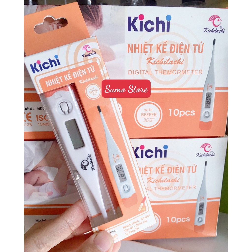 Nhiệt kế điện tử Kichi đo nhiệt độ cho bé