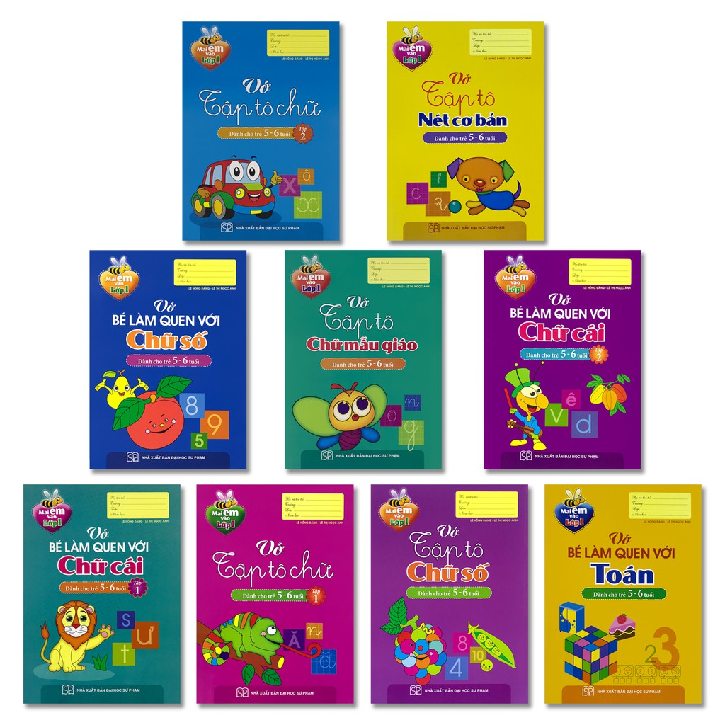 Sách - Mai em vào lớp 1 - Bộ túi 9 cuốn (Combo, lẻ tùy chọn) | BigBuy360 - bigbuy360.vn