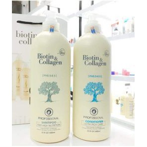 BỘ DẦU GỘI DẦU XẢ BIOTIN CHỐNG RỤNG VÀ KÍCH THÍCH MỌC TÓC BIOTIN & COLAGEN 1000ML | BigBuy360 - bigbuy360.vn