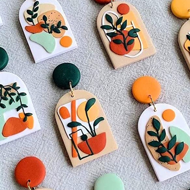 Flgo Set 18 Dụng Cụ Cắt Đất Sét Kèm Nút Bịt Tai Và Khuyên Tai