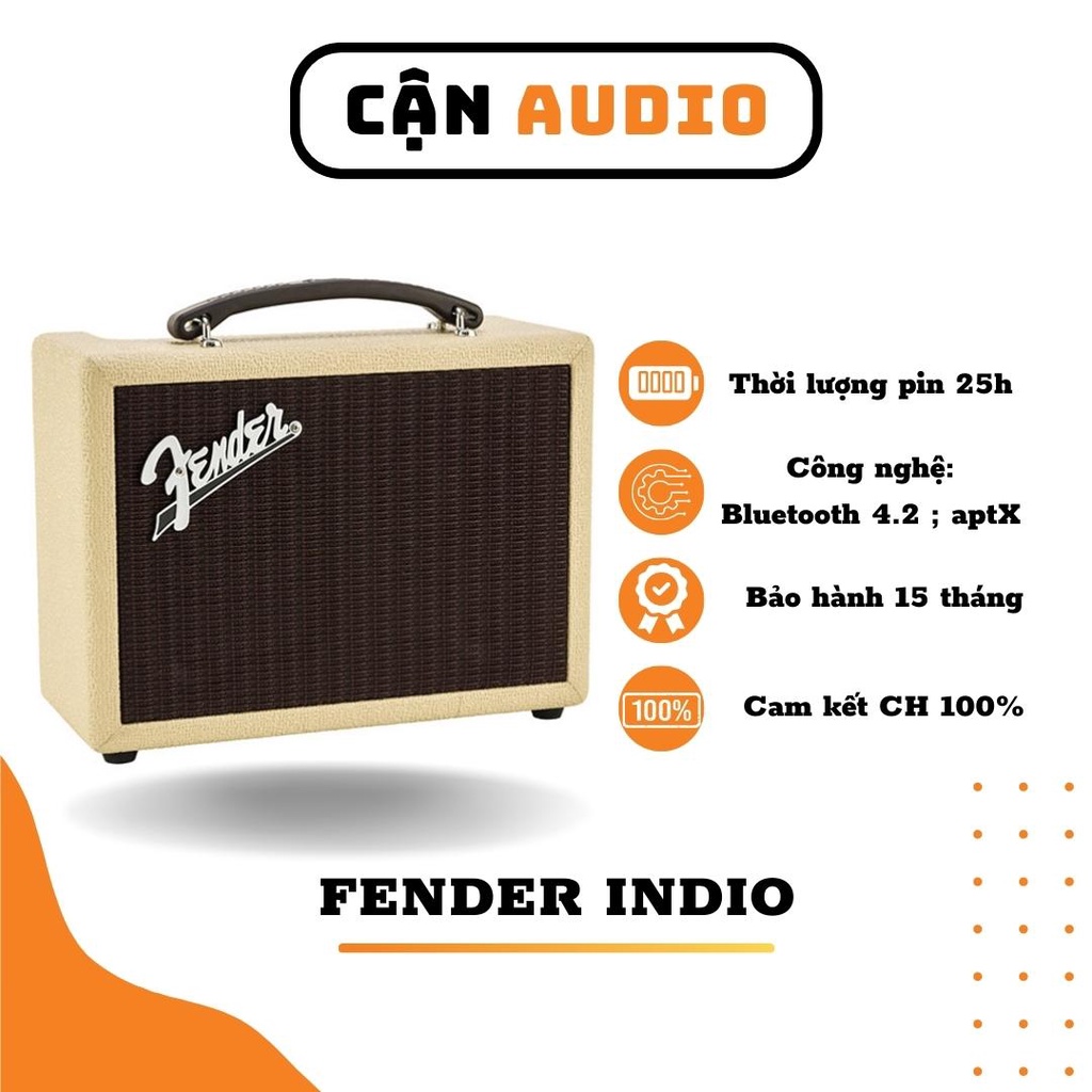 Loa Bluetooth Fender Indio - Cận Audio