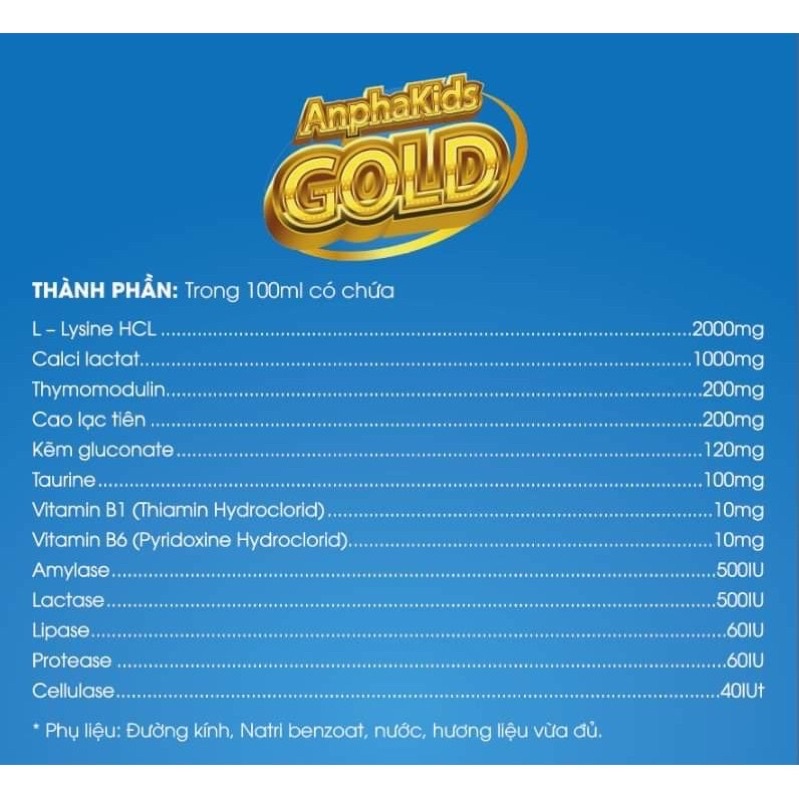 ALPHAKIDS GOLD- Tăng sức đề kháng (Viện hàn lâm KH và CN Việt Nam)