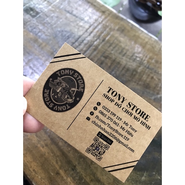 Thiết kế, in danh thiếp, in namecard giấy Kraft