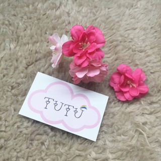 Hoa lụa cherry bông 5-6cm