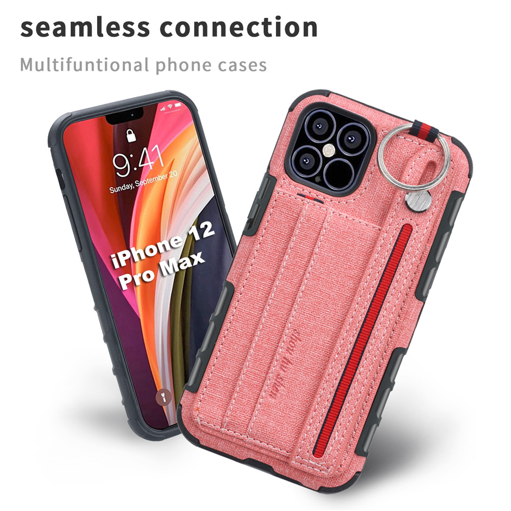Thời Trang Ốp Điện Thoại Da Pu Tích Hợp Ví Đựng Thẻ Và Dây Đeo Dành Cho Iphone 11 Pro Max X Xs Max Xr Se2 7 8 6 6s Plus | BigBuy360 - bigbuy360.vn