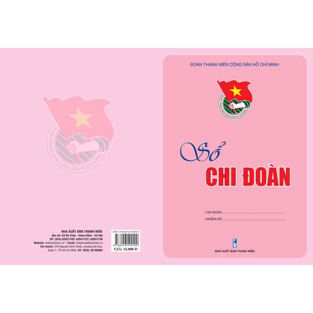 SỔ CHI ĐOÀN Màu Hồng