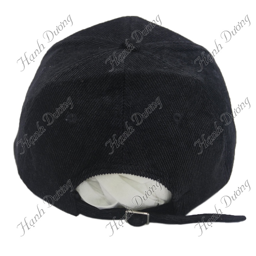 Nón kết vải nhung quả thơm Pine Apple, chất liệu vải nhung gân nổi thời trang