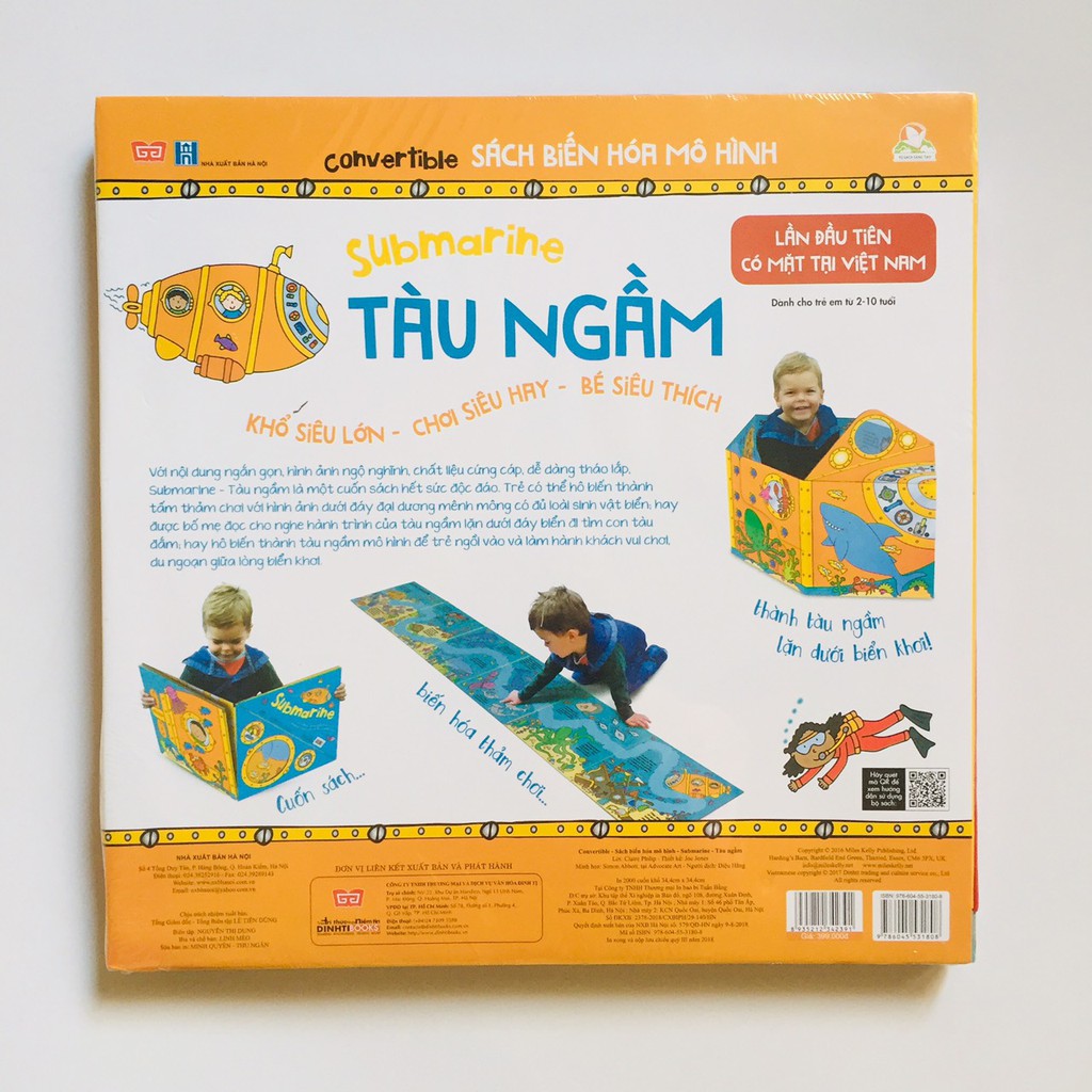 Sách tương tác - Sách biến hóa mô hình - Submarine – Tàu ngầm