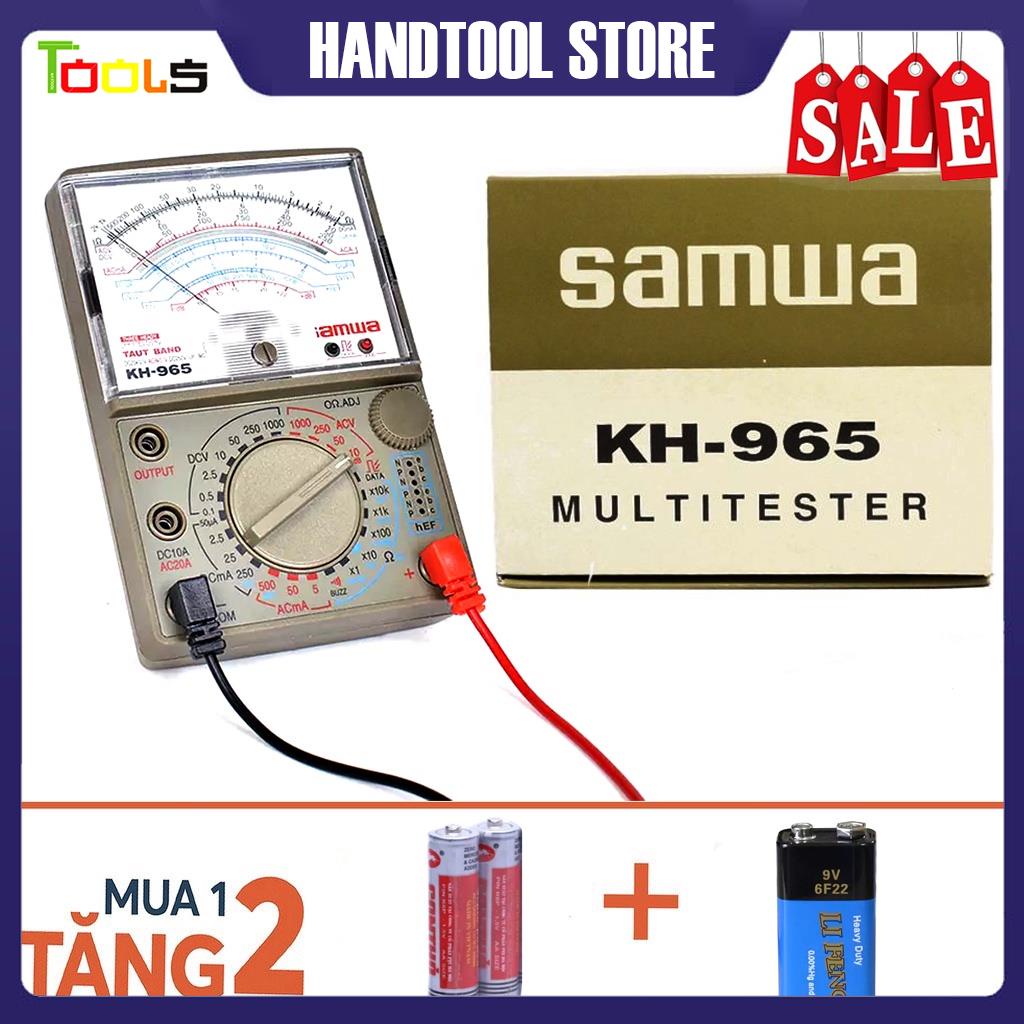 Đồng hồ vạn năng kim SAMWA KH965 ( tặng kèm pin 9V+ pin 1.5V) - Đồng hồ đo điện vạn năng SAMWA KH-965