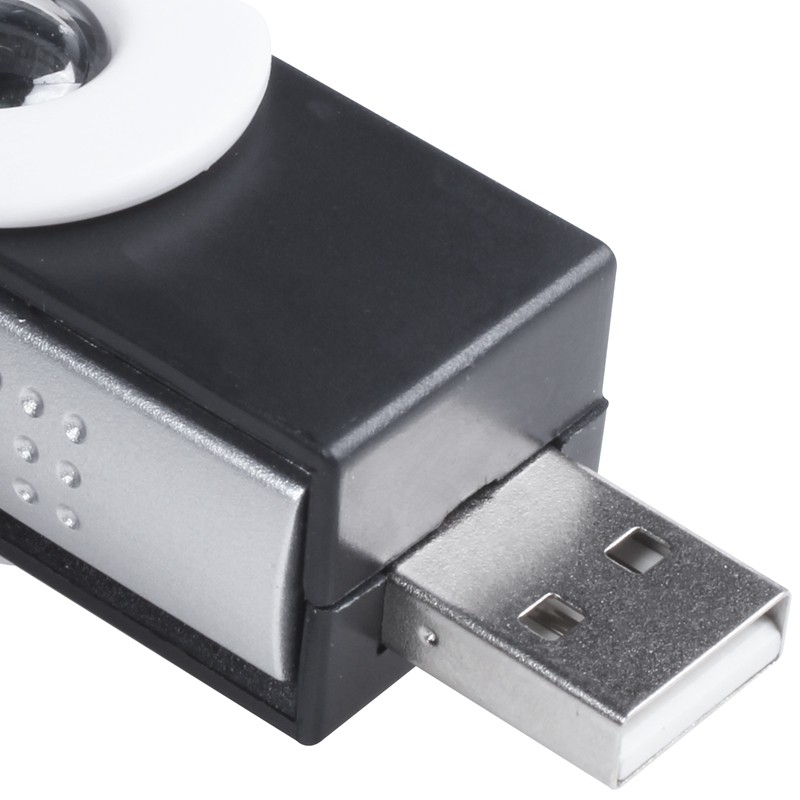 Máy Lọc Không Khí Ion Âm Cổng Usb Cho Laptop Đen + H4Vn