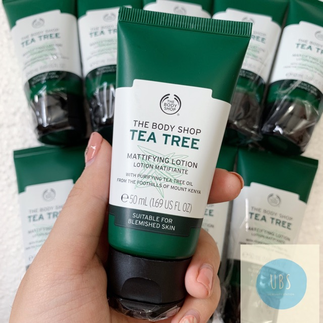 Lotion Dưỡng Ẩm Ngày/Đêm cho Da Kiềm Dầu The Body Shop Tea Tree