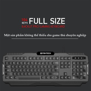 Bàn phím Gaming LED Backlit HUNTER PRO FANTECH K511