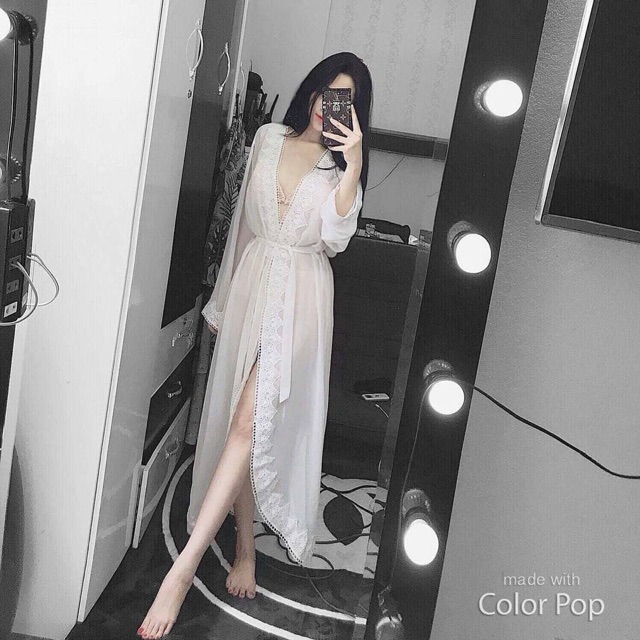 Áo choàng voan viền ren đi biển (ẢNH THẬT - ẢNH FEEDBACK) | BigBuy360 - bigbuy360.vn