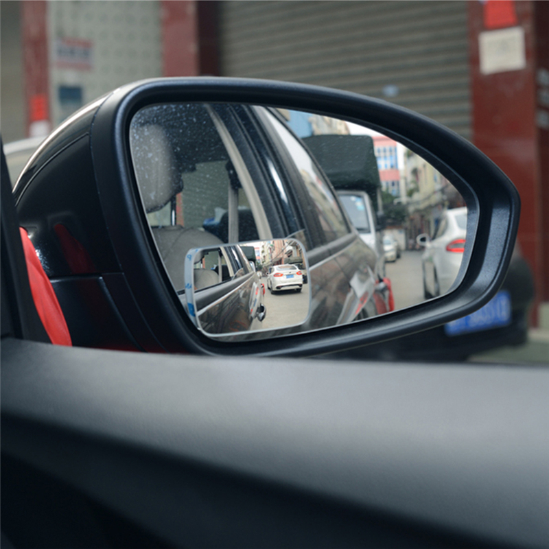 Gương chiếu hậu hình vuông xoay 360 độ 20 độ tiện lợi cho xe hơi