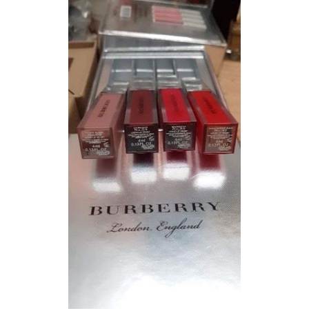 SALE bộ 4 son môi kem Burberry fullbox