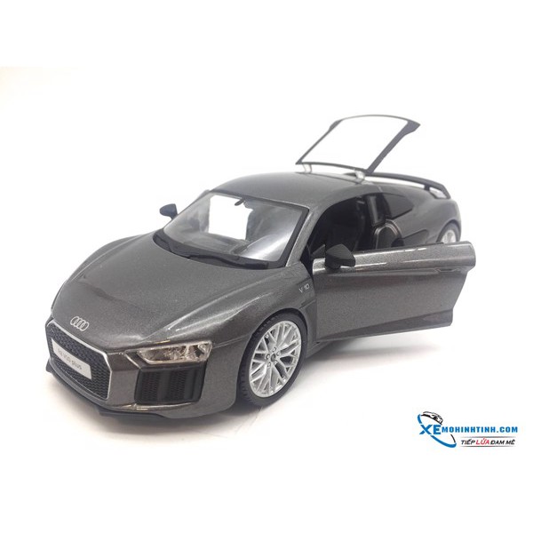 Xe Mô Hình Audi R8 V10 Plus 1:24 Maisto (Xám)