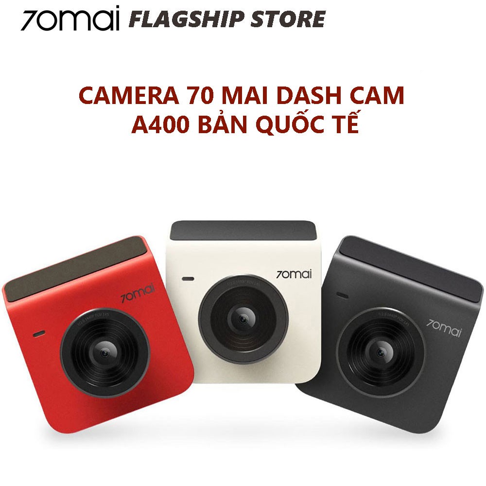 [Bản quốc tế] Camera hành trình ô tô 70mai Dash Cam A400 + Rear Cam - Bảo hành 1 tháng