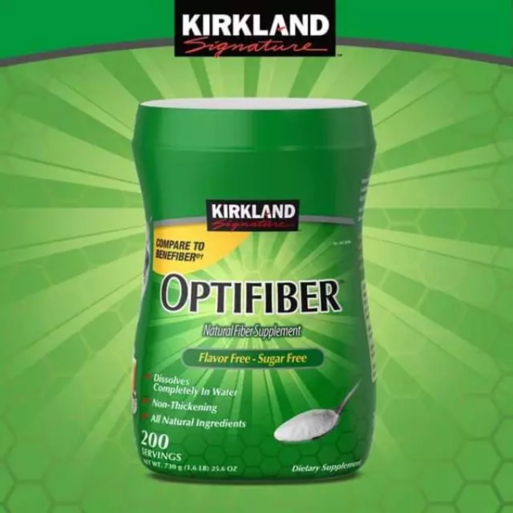 Bột hòa tan bổ sung chất xơ Kirkland Signature Optifiber  730g 200 servings.