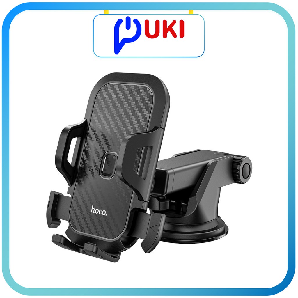 Giá Kẹp Điện Thoại Ô Tô Khớp Dài, Kẹp Hoco CA76 Đời Mới Hít Táp Lô Kính Chắn Gió Cho Xe Hơi Ô Tô Xoay 360 Độ