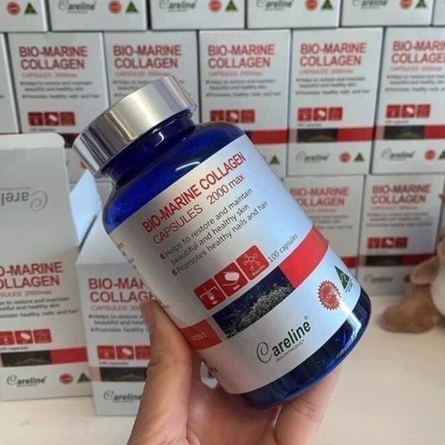 Viên Uống Chống Lão Hoá, Giảm Nếp Nhăn - Careline Bio Marine Collagen 2000Mg Max