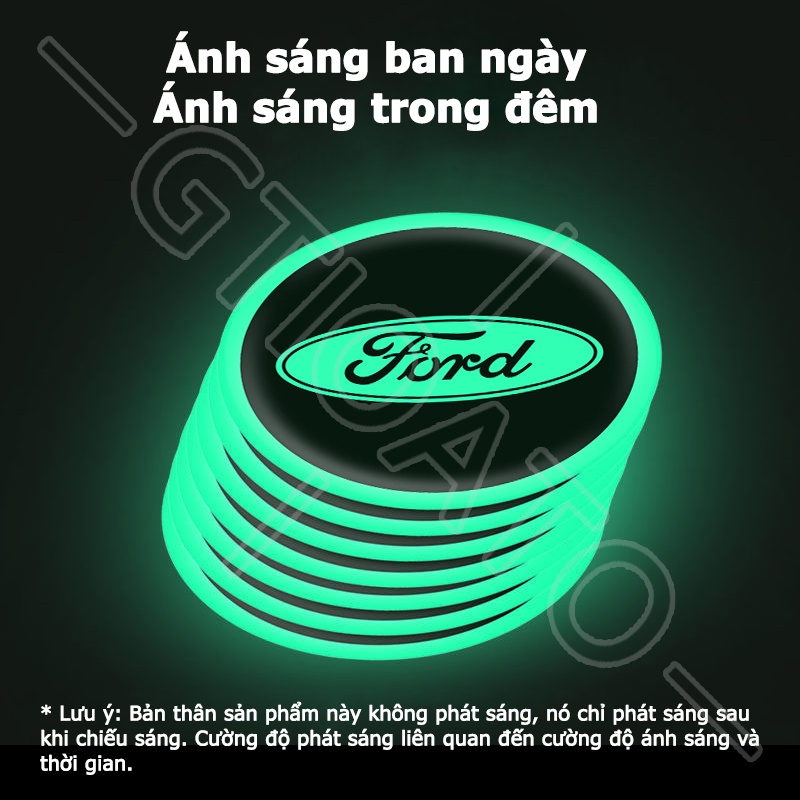 GTIOATO DáN Xe PhảN Quang HìNh DáN Xe DáN Xe Ô Tô Tem Logo DáN Xe Bánh Xe Nắp Bình Xăng Bát Cửa Ánh Sáng Ban Đêm MiếNg DáN ChốNg NưỚC Ô Tô Trang Trí Ô Tô Cho Ford Ranger Focus Everest Transit Fiesta Ecosport Mustang Raptor Explorer