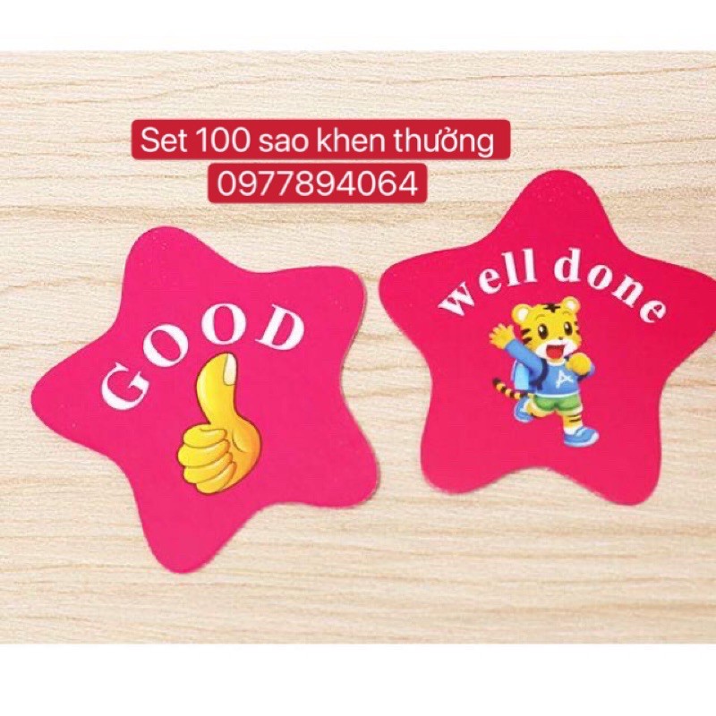 Set 100 sao khen thưởng💯giáo cụ đồ dùng dạy học hấp dẫn❤️