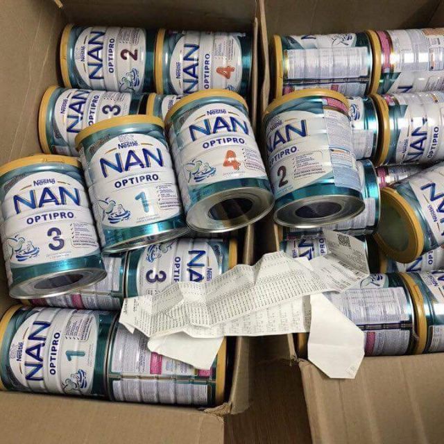 [Hàng chuẩn xách]Sữa Nan Nga xách tay đủ bill 800g các số 1, 2, 3, 4