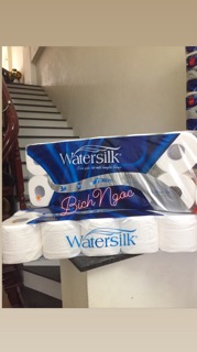 Giấy vệ sinh cao cấp Watersilk 10 cuộn