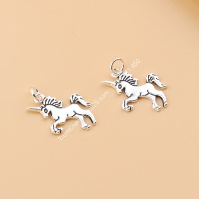 Charm bạc s925 Charm Ngựa 1 sừng AH169