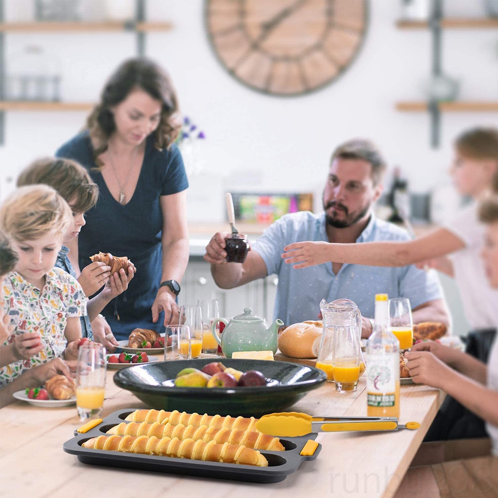 Set 3 Khuôn Silicone Làm Bánh Mì Sóng Chống Dính Runbu998
