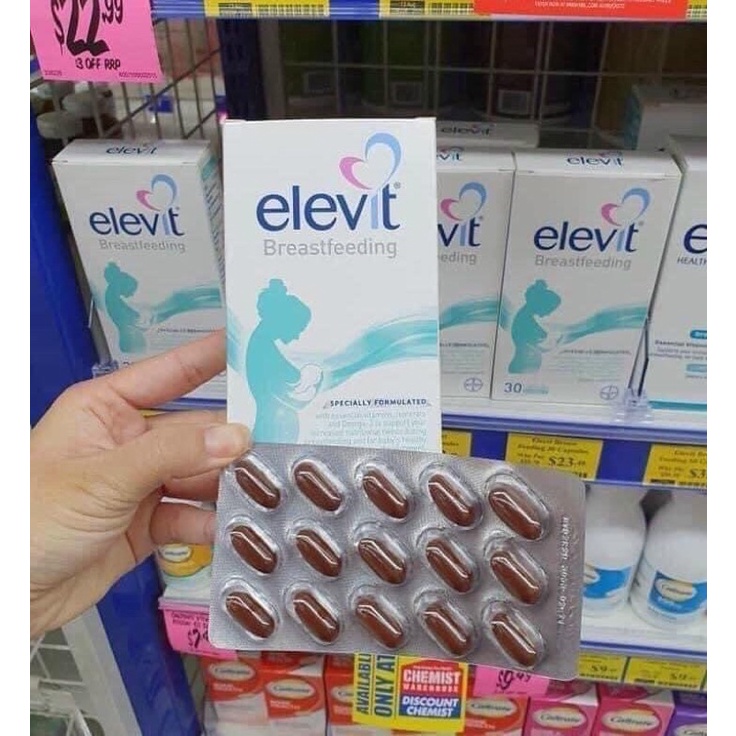 Elevit lợi sữa úc cho mẹ sau sinh