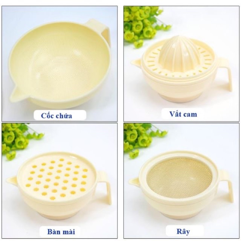 Bộ Chế Biến Ăn Dặm Kiểu Nhật 7 món Tốt Cho Bé Từ 5 - 6 Tháng Trở lên