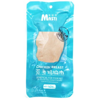 Ức Gà Hấp Ăn Liền MasTi 40gr Thức Ăn Vặt Ưa Thích Dành Cho Chó Mèo Giá Hấp Dẫn