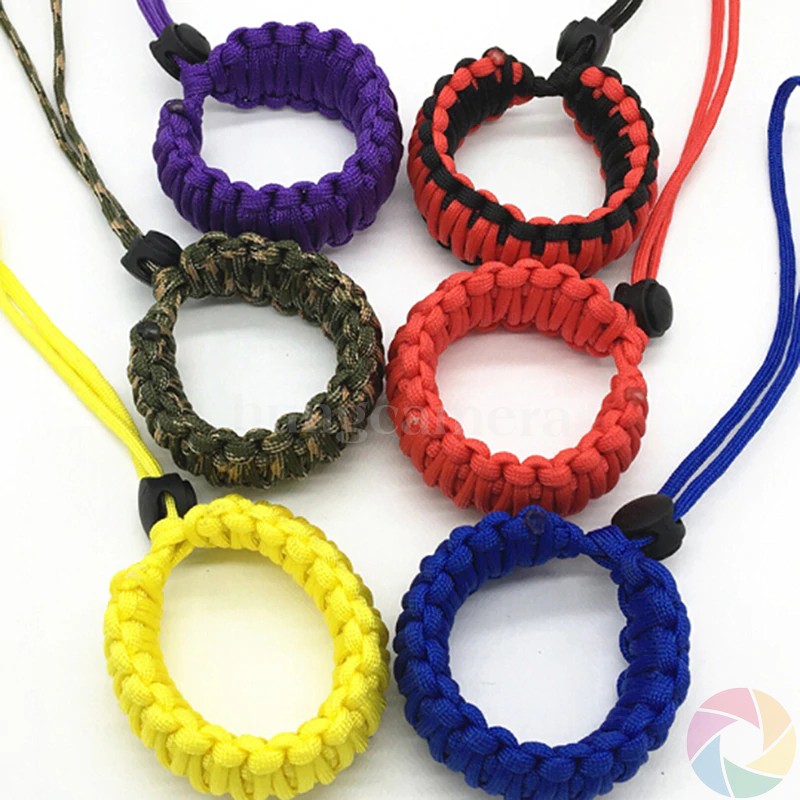 Dây đeo tay Máy ảnh - Dây bện Grip Paracord bản to 4cm