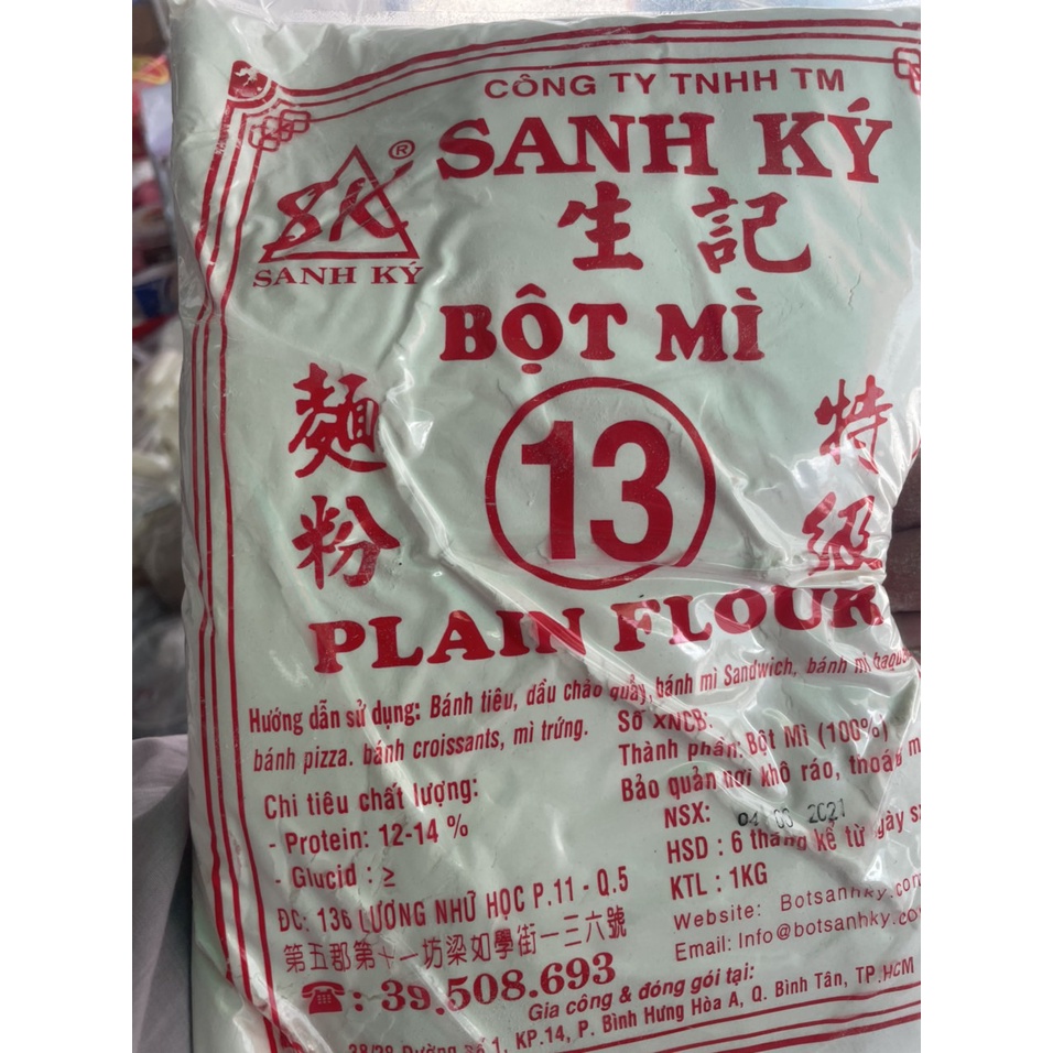 Bột mì số 13 SANH KÝ -1KG