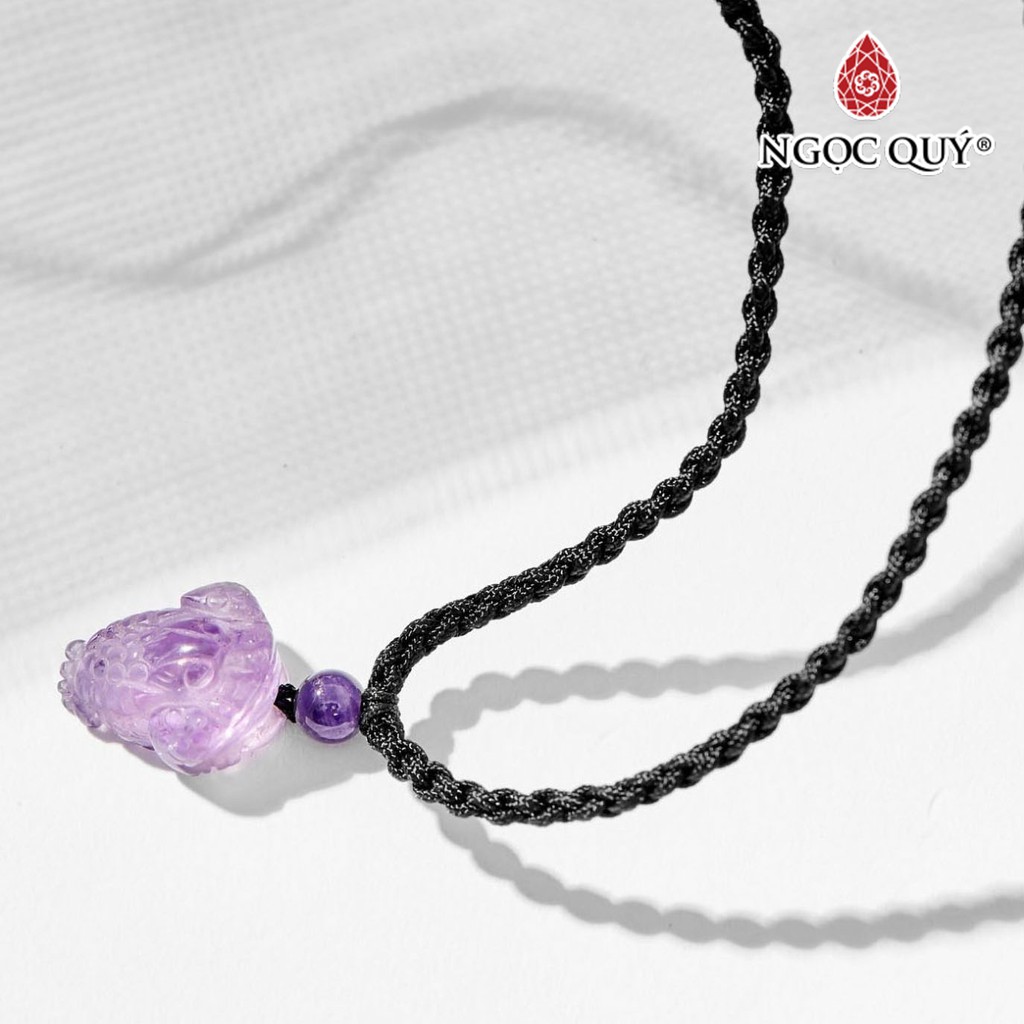 Mặt Dây Chuyền Thiềm Thừ TA Tím - Ngọc Quý