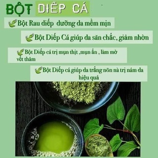 Bột diếp cá sấy lạnh lọ 500gram