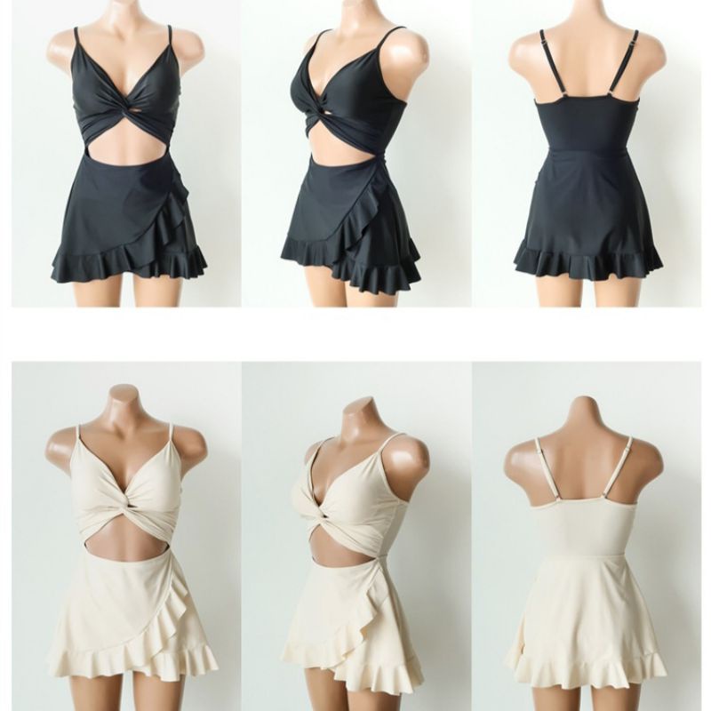 Bikini đi biển, đồ bơi nữ 1 mảnh liền thân tôn dáng áo liền váy 2 dây Nemo Bikini - B31