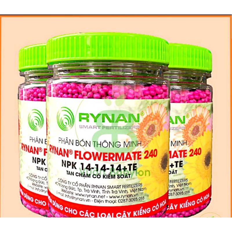 Phân NPK 14+14+14 TE RYNAN Bón Cho Cây Cảnh ( 150g)