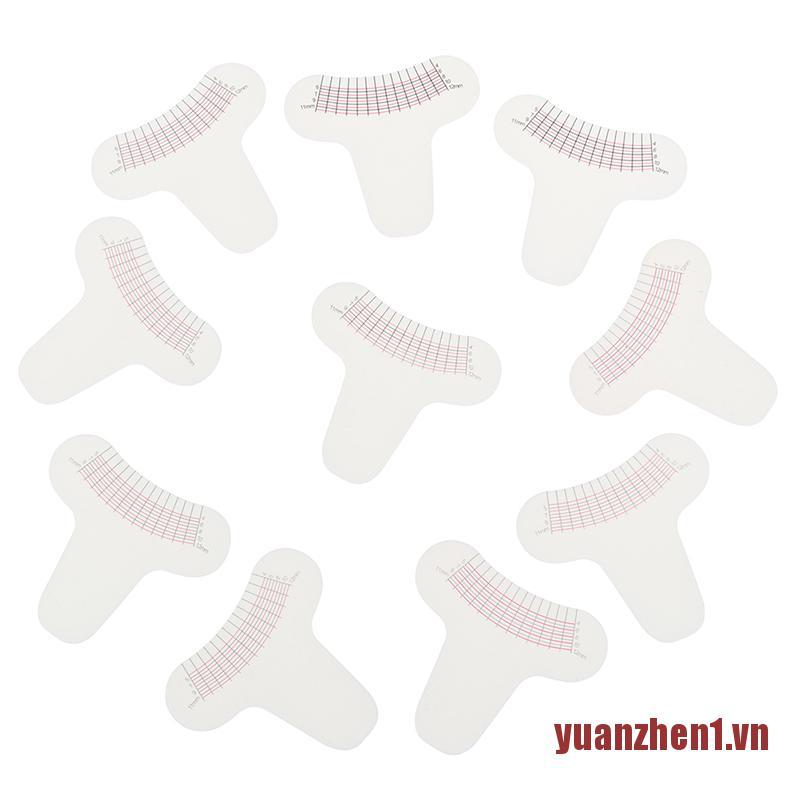 Thước Đo Độ Dài Và Cong Lông Mày Tiện Dụng