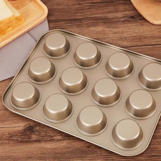 Khuôn cupcake 12 lỗ chống dính