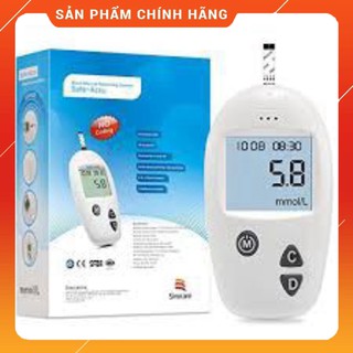 Máy đo tiểu đường Safe-Accu ( TẶNG 50TEST + KIM CHÍCH MÁU)