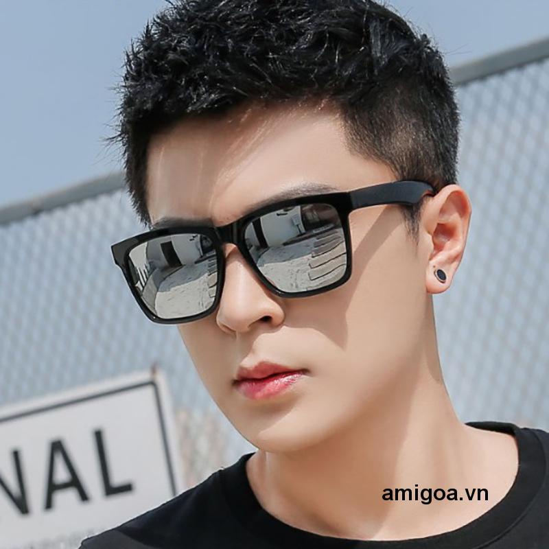 ✨✨Kính râm nam thời trang mắt kính mát tráng gương đẹp chống uv
