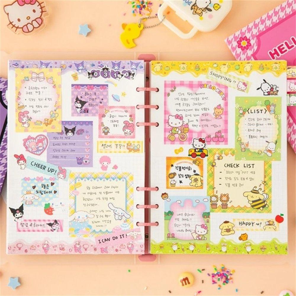 Sổ Ghi Chú Họa Tiết Anime My Melody Cinnamoroll Đáng Yêu Dành Cho Bé Gái