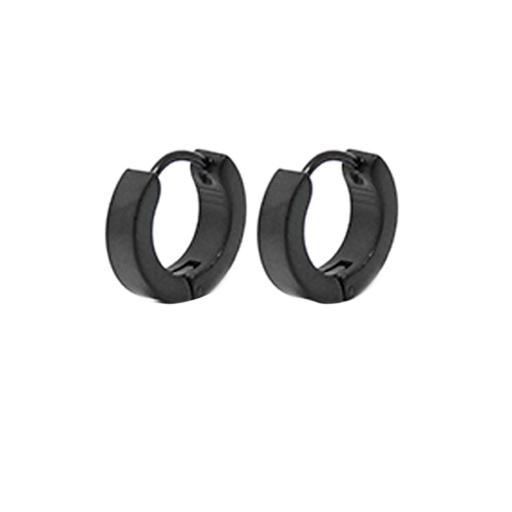 Đôi khuyên tai bằng thép không gỉ thiết kế đơn giản