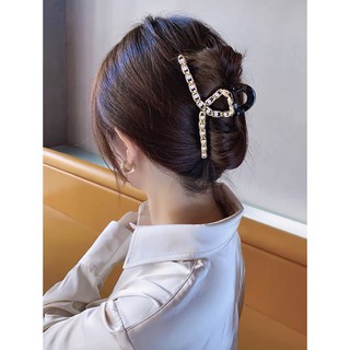 Kẹp tóc/Gấp Tóc Đính Hạt Phong Cách Hàn
