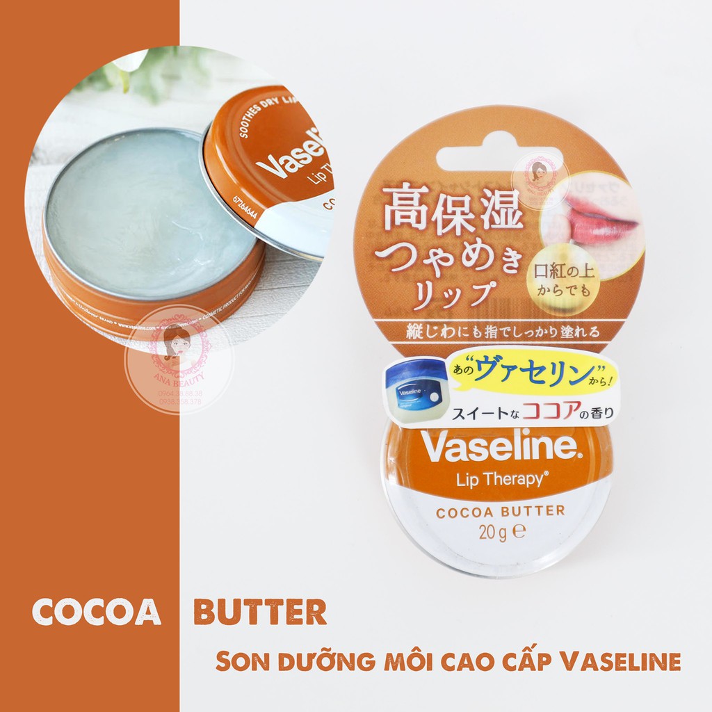 SON DƯỠNG MÔI VASELINE 20G