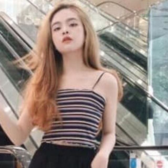 ÁO DÂY NGANG CROPTOP SỌC CHẤT GÂN MỀM TUYẾT'S HOUSE