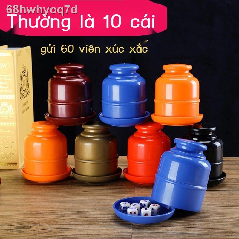 68hwhyoq7dXúc xắc xúc cốc quán bar hộp đêm KTV cung cấp phích cắm rây màu lắc bộ gửi 10 viên
