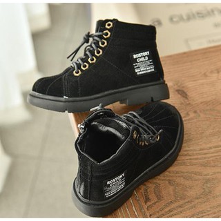 Giày bé trai trẻ em cao cổ boot cổ ngắn